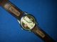 Fossil Uhr Lederarmband Braun An Bastler Rarität Armbanduhren Bild 1