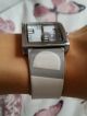 Dolce & Gabbana Dw0036 D&g Armbanduhr Für Damen Lederarmband Weiß Silber Armbanduhren Bild 2