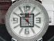 Männer Eis Manie /jojino Joe Rodeo Diamant Uhr - 6 Reihe Brauch Weißband Armbanduhren Bild 1