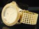 Herren Ice Mania Jojino Joe Rodeo - Diamant - Uhr 6 Reihen Gelb Band Im3020 Armbanduhren Bild 14