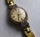 Anker Damenuhr 585 Gold 14 Karat 17 Rubis - Goldplated Armbanduhren Bild 3