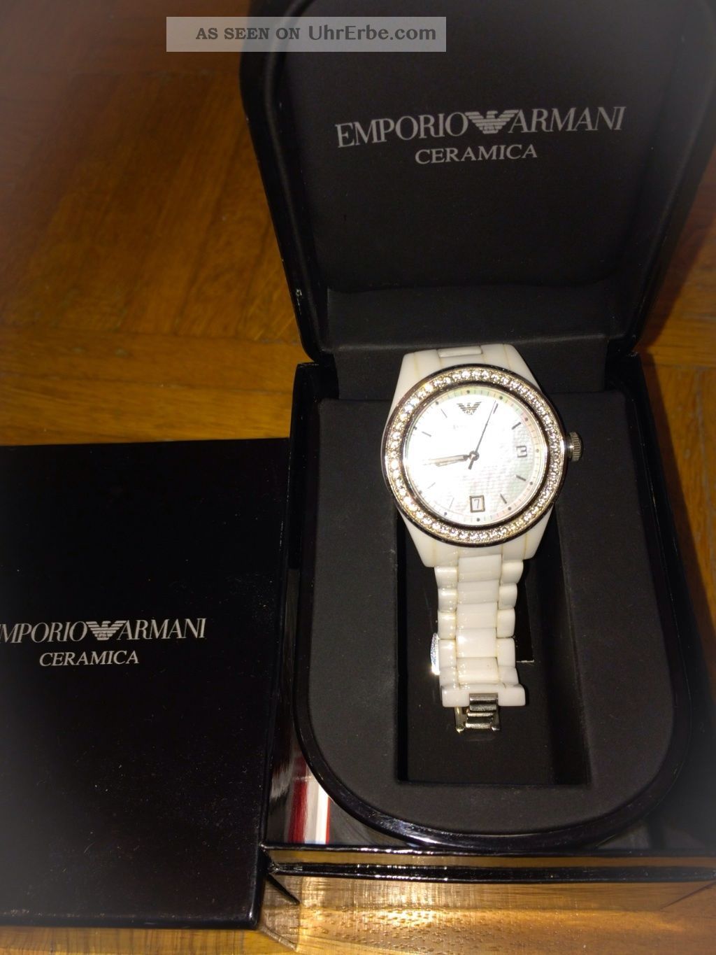 Armani Damenuhr Ceramik Armbanduhren Bild