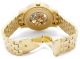 Invicta 10240 Specialty Gold Skeleton Uhr Dial Gold Ion Plated Mechanical Watch Armbanduhren Bild 1