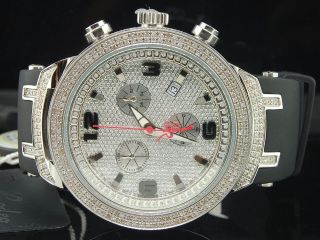 Herren Joe Rodeo Jojo Master Edition 242 Echt Diamond Watch 2.  20 Ct.  Weiß Jjm88 Bild