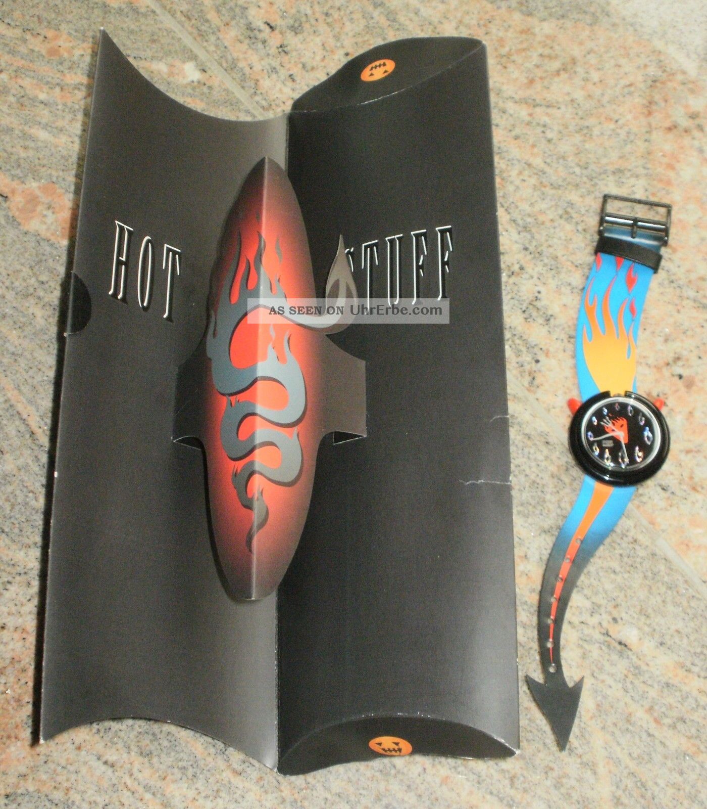 Swatch Pmb103 Hot Stuff Pack - Halloween 1995 - - Aus Sammlung Armbanduhren Bild