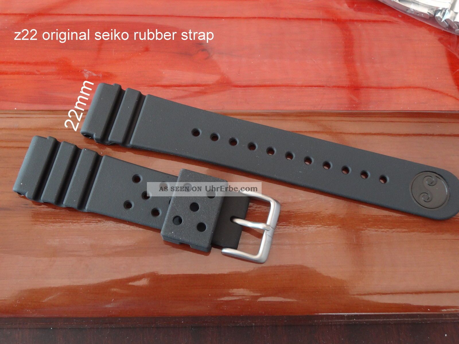 Seiko Gummi Taucher Armband 22mm Z22 Z - 22 7s26 - 0040 7s26 - 0170 Skx413j1 Skx4 Armbanduhren Bild