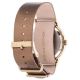 Timex T2p340 Damen Gold Zifferblatt Metallische Braunes Leder Armbanduhr Armbanduhren Bild 1
