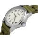 Timex T2n903,  Damen Weiß Zifferblatt Olivgrün,  Lederband Uhr Armbanduhren Bild 2