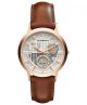 Emporio Armani Herren - Armbanduhr Rose Gold Automatik Leder Ar4662 Meccanico Armbanduhren Bild 1