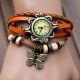 Dragonfly / Schmetterling Armband Wrap Uhr Quarz Bewegungs Armbanduhr Frauen C8 Armbanduhren Bild 5