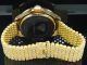 Herren Eis Mania Jojino Joe Rodeo Diamant Watch 6 Reihe Eigener Gelb Band Im3017 Armbanduhren Bild 15