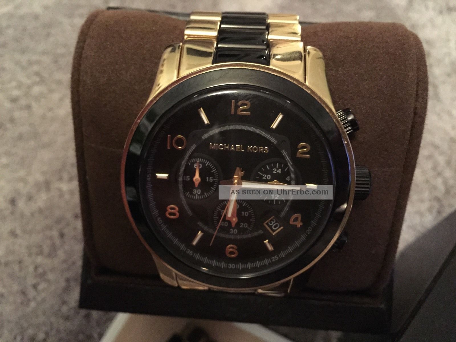 Michael Kors Uhr Mk 8265 Chronograph Gold schwarz Unisex michael-kors-uhr-mk-8265-chronograph-gold-schwarz-unisex