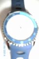 Herren Armbanduhr Uhr Herrenuhr Blau Siliconband 1/4 Ring Ist Hellblau Look Armbanduhren Bild 5