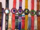 20 Swatch Scuba Uhren Mit Neuen Batterien,  8 Passende Armbänder Aus Sammlung Armbanduhren Bild 6