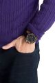 Esprit Chronograph Armbanduhr In Rotgold Mit Lederarmband Chrono Armbanduhren Bild 1