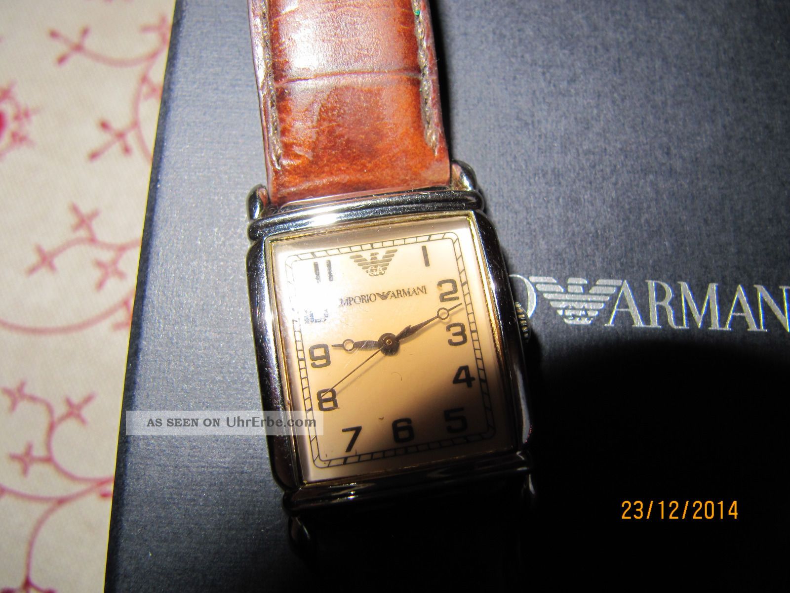 Armani Damen Armbanduhr Braun Armbanduhren Bild