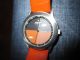 Noon Copenhagen Herren Uhr Edelstahl Lederband Orange Stylisch - Top Armbanduhren Bild 10