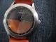Noon Copenhagen Herren Uhr Edelstahl Lederband Orange Stylisch - Top Armbanduhren Bild 11