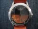 Noon Copenhagen Herren Uhr Edelstahl Lederband Orange Stylisch - Top Armbanduhren Bild 8