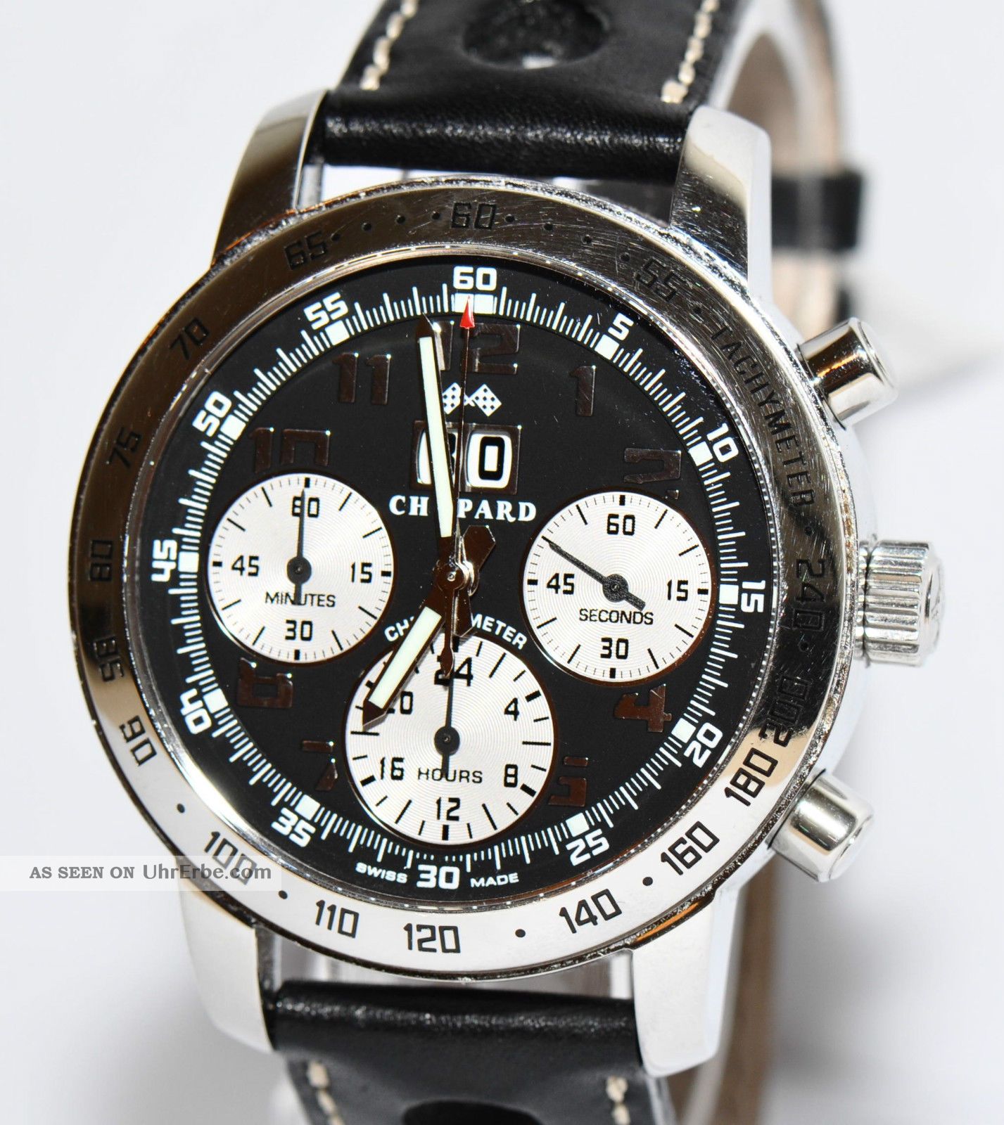 Chopard Mille Miglia Jacky Ickx Chronograph 8934 Stahl Limiert Papiere V.  2004 Armbanduhren Bild