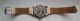 Forestier & Cie Handaufzuguhr Vollsekelett Skelttuhr Farbe Silber Lerderarmband Armbanduhren Bild 1