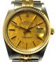 Rolex Datejust 2tone Edelstahl 18kt Gold Jubileeband Ref 16233 W Serie 1995 Armbanduhren Bild 4