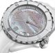 Damen Armbanduhr Akribox Xxiv Ak502wt / Groß / Keramikgehäuse / Datum / Gummi Armbanduhren Bild 2