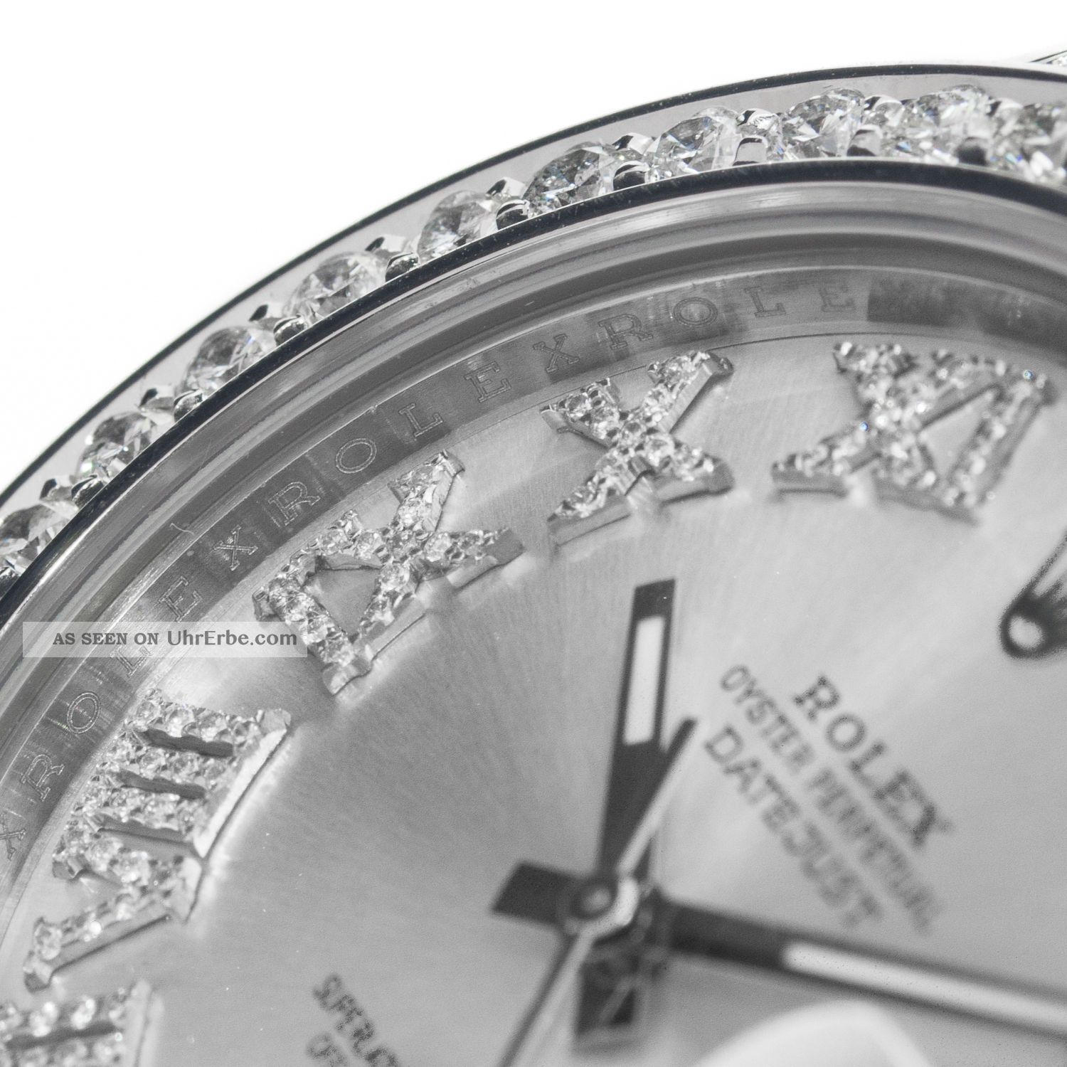 Armbanduhr Herren Rolex Datejust Ii 116334 Maßgefertigt 8 55k Diamant Edelstahl
