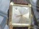 Vintage Doxa Grafic Automatic Date 18 Karat Massiv Gelbgold Armbanduhren Bild 1