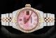 Damen Rosa Mopp Diamantzifferblatt Uhr Rolex Datejust Jubiläumsarmband Mit Zwei Armbanduhren Bild 1