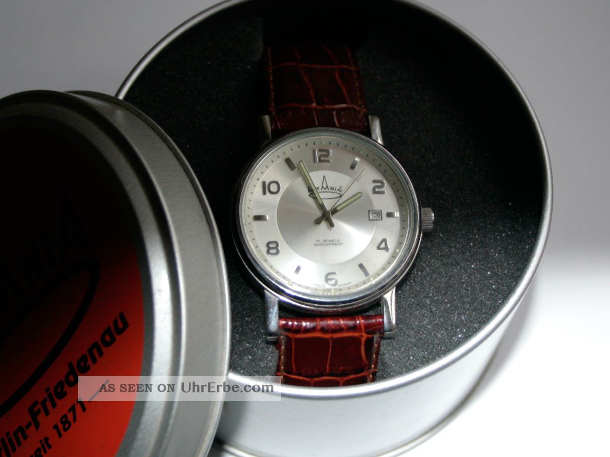 Askania Alexanderplatz Armbanduhr Watch In Einem Wunderschönen. Armbanduhren Bild