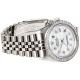 Herren Edelstahl Rolex Datejust Jubilee Diamant - Uhr - Weiß Mop DfÜ 3k Armbanduhren Bild 2