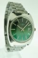 Vintage Watch Luxor Swiss Automatik Date 60er Jahre Stahl Green Dial Cal 2783 Armbanduhren Bild 5