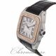 Armbanduhr Unisex Cartier Santor 100 W20107x7 Diamanten 18k Rotgold Automatik Armbanduhren Bild 1