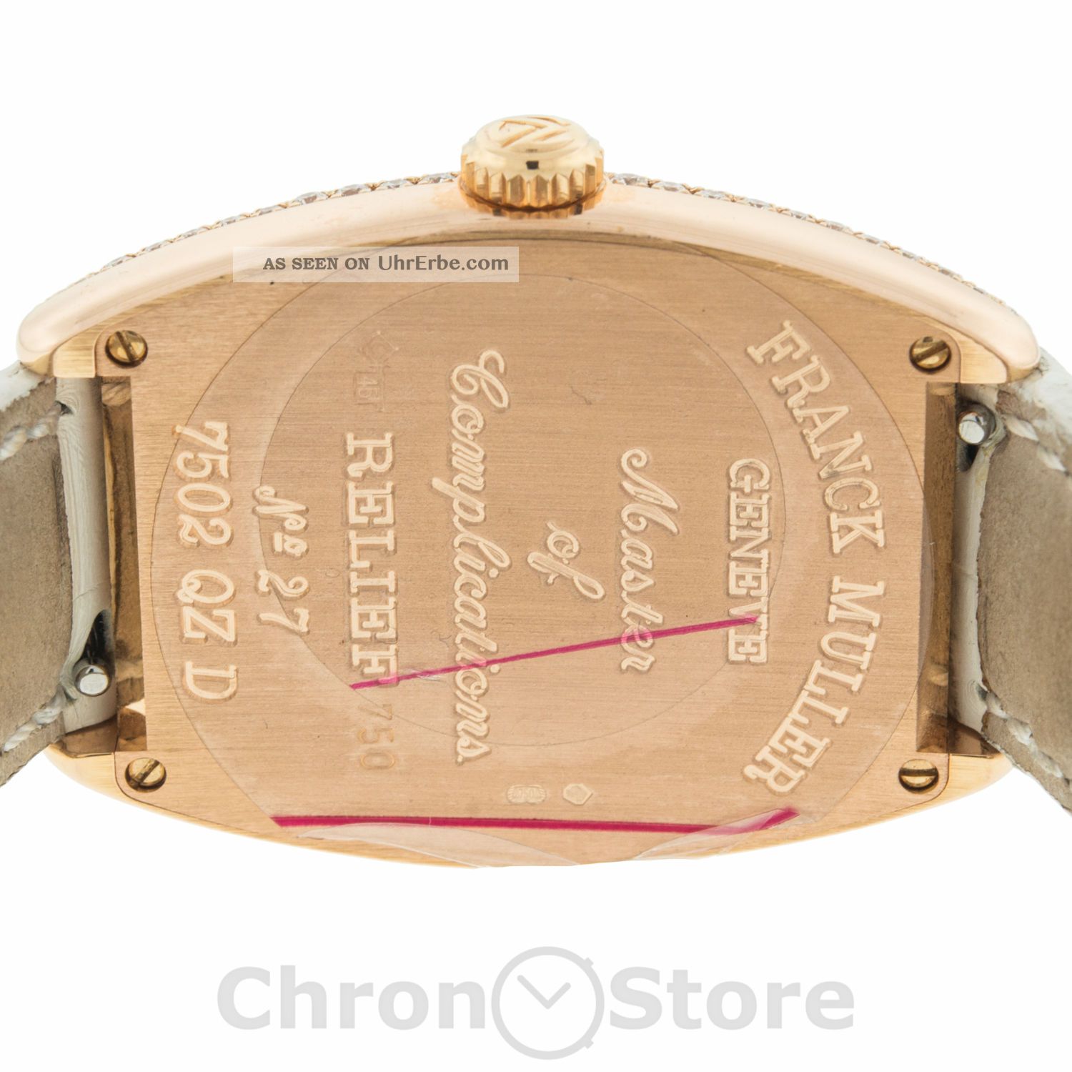 Armbanduhr Damen Franck Muller Geneve Curvex 27 7502 Qz D 