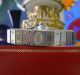 Cartier Santos Achteck - Gelbgold Edelstahl Mit Datums Anzeige Armbanduhren Bild 2