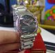 Damen Faconnable Edelstahl Diamant Hände Ovale Schwarzes Ziffernblatt Uhr Armbanduhren Bild 2