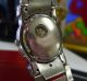 Damen Faconnable Edelstahl Diamant Hände Ovale Schwarzes Ziffernblatt Uhr Armbanduhren Bild 5