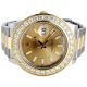 Herren Diamant 2 Tone Rolex Datejust 18k Gold / Edelstahl 5.  26ct 44mm Uhren Armbanduhren Bild 1
