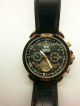 Perigaum Monaco Automatik P - 0505 / Schwarz - Rosegold Armbanduhren Bild 1