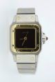 Cartier Santos Automatk Stahl Gold 23mm Medium Damenuhr Armbanduhren Bild 1