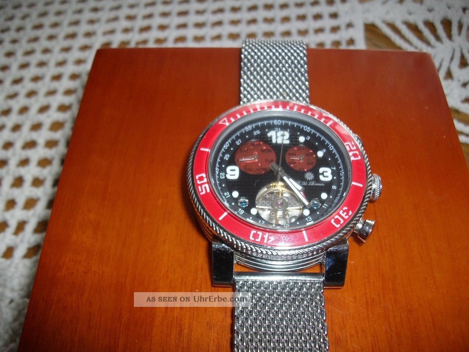 Automatic Armbanduhr Mit Kästchen Armbanduhren Bild