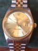 Rolex Oyster Perpetual Date 15053 Automatik Stah / Gold 750 Jubilee Arm Armbanduhren Bild 4
