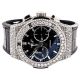Marke Herren Neue Hublot Big Bang 44mm Leder - Band - Diamant Uhr 10,  50 Ct Armbanduhren Bild 1