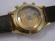 Traum Chronograph Vollkalender Hau Massiv Gold 750 Automatik Schweres Modell Armbanduhren Bild 5