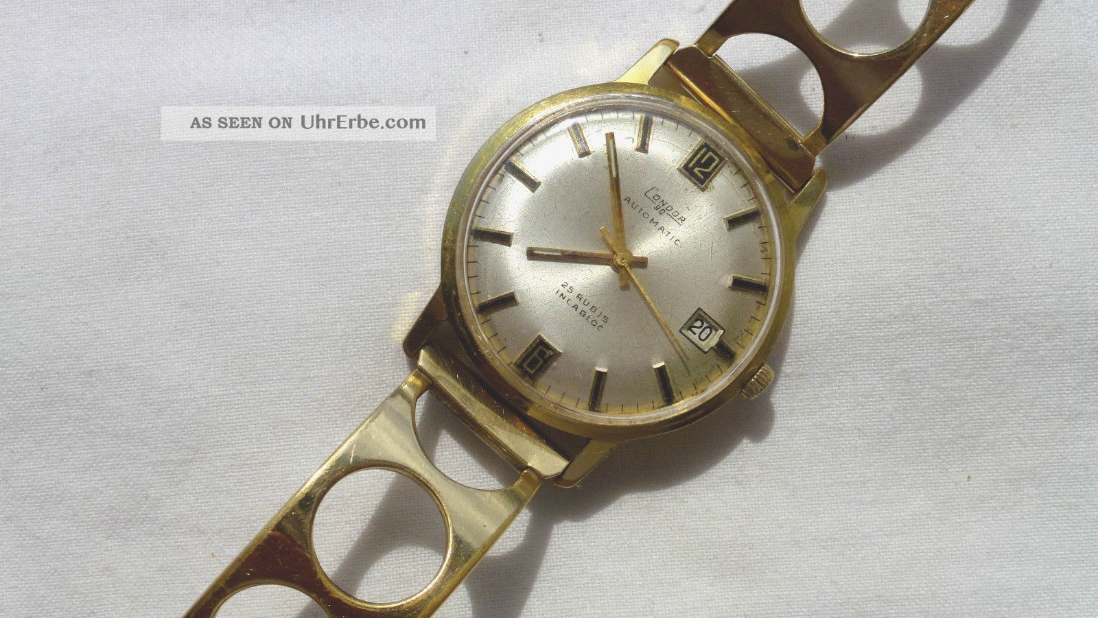 Vintage Automatic Hau Condor 90,  Seltenes Werk Kasper 1451 Armbanduhren Bild