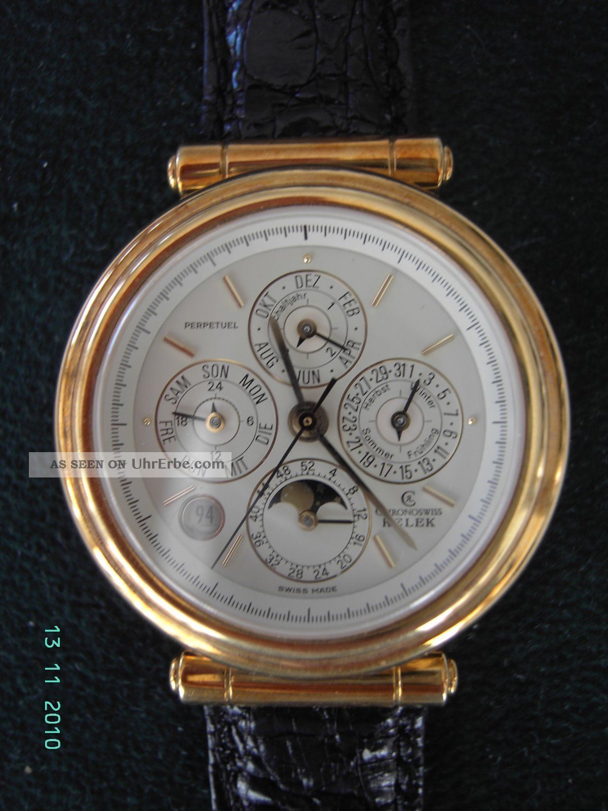 Chronoswiss,  Kelek,  Ewiger Kalender,  18 Karat Gold Armbanduhren Bild