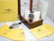 Breitling 18k/750 Gold Crosswind Faltschliesse Box U.  Papiere Armbanduhren Bild 5
