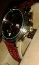 Maurice Lacroix Herren - Chronograph - Bordeauxrot Automatic Armbanduhren Bild 2