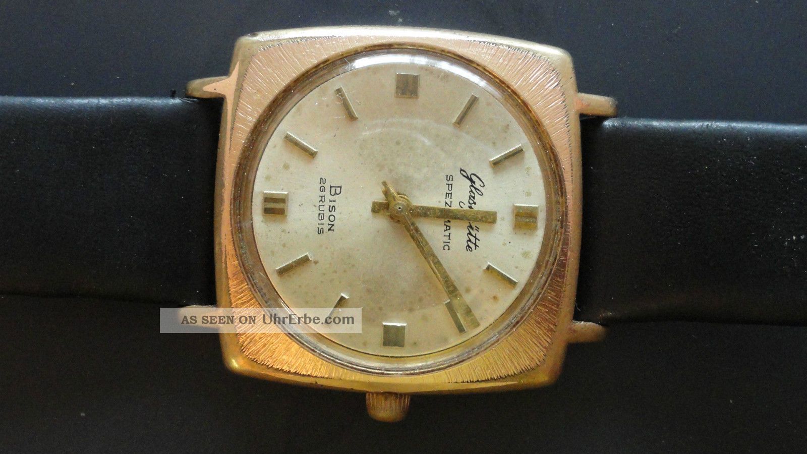 Uhr Glashütte Spezimatic Bison Armbanduhren Bild